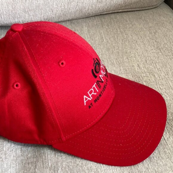 Art in Motion Concours Red Hat Cap Monticello NY Motor Club Car New Era New - Picture 4 of 6